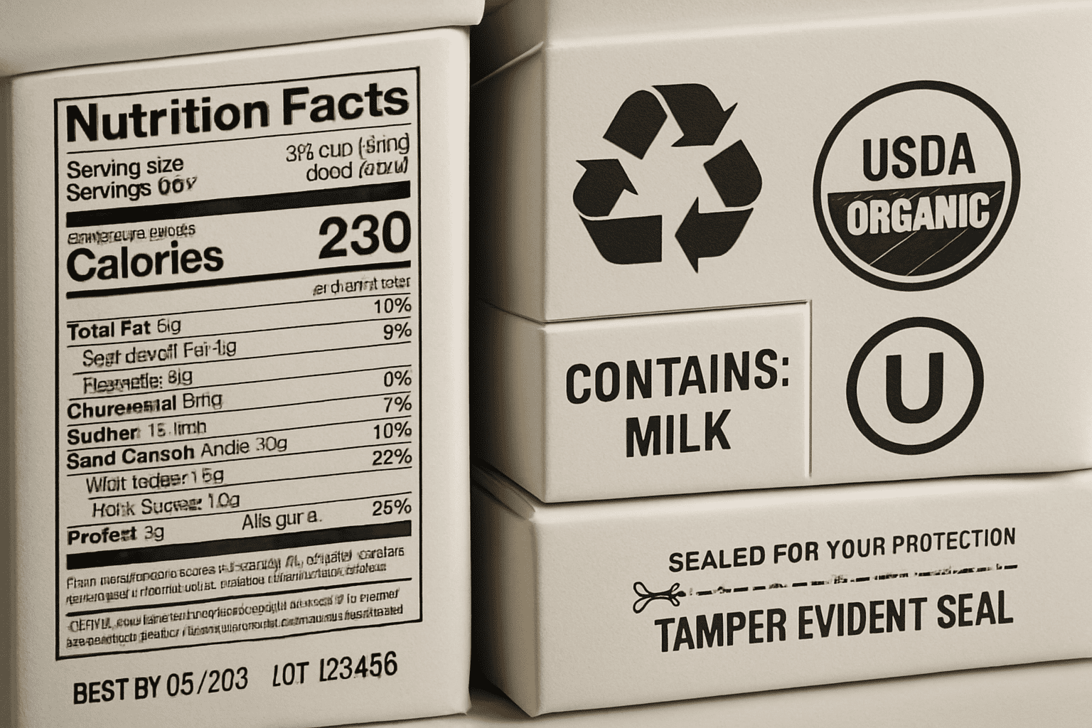 Regulatory requirements on packaging