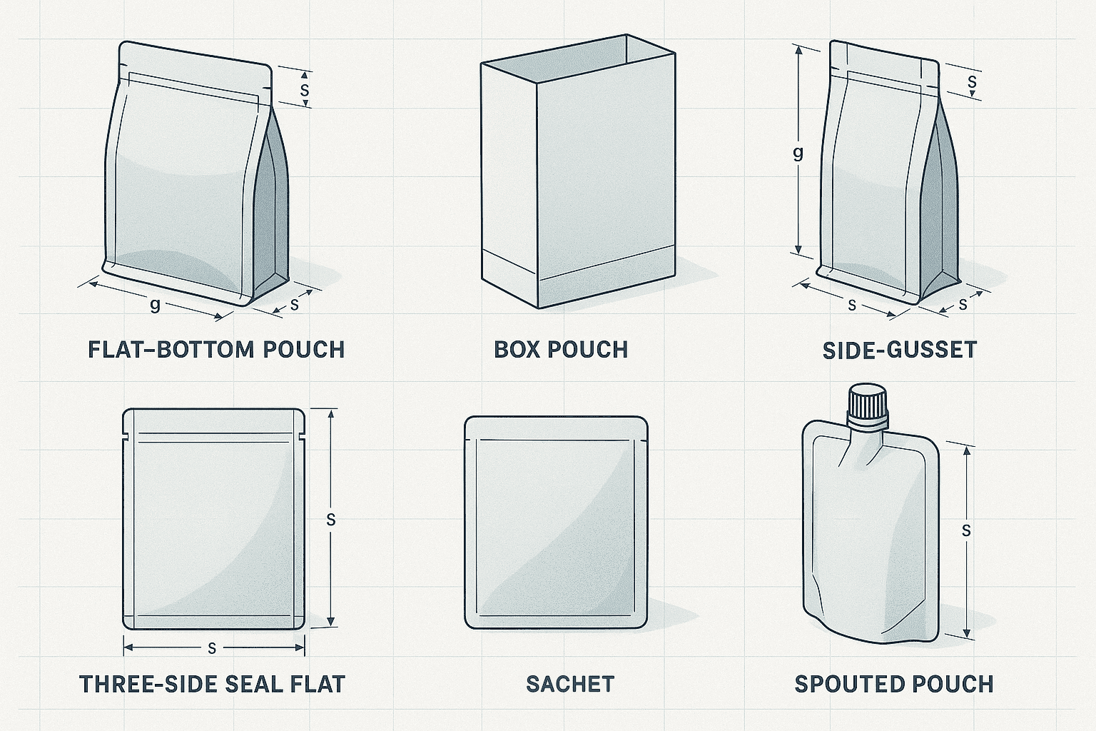 Structural pouch design specifications