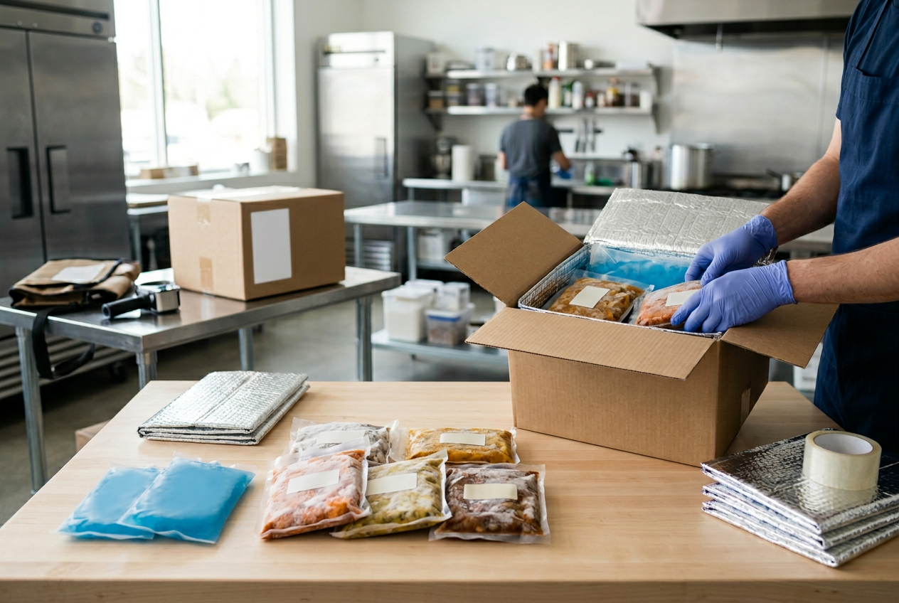 How to Package Frozen Food for Delivery as a Small Business?