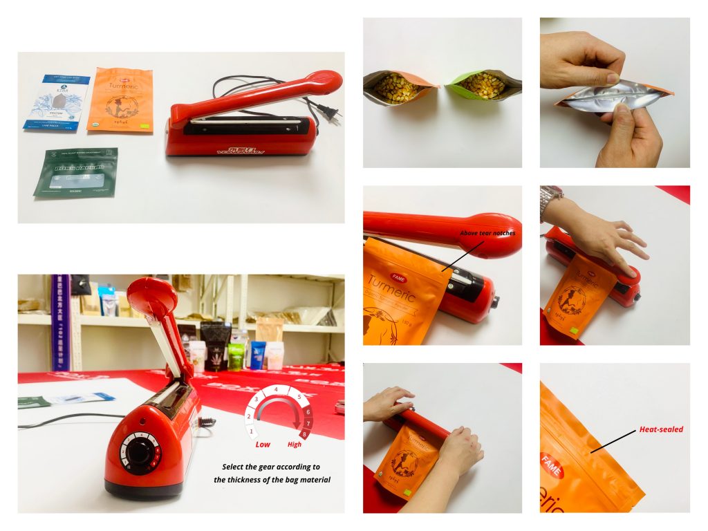 Stand Up Pouch Sealing