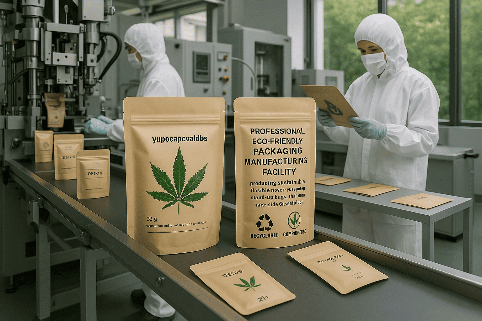 Cannabis Packaging Factory eco-friendly cannabis packaging manufacturing process