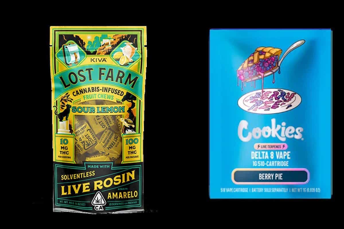 Creative Designs eye-catching cannabis packaging with bright branding