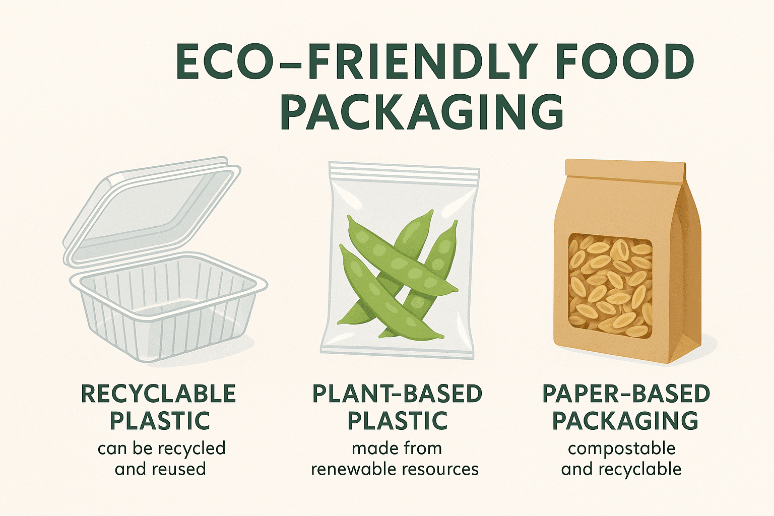 eco-friendly food packaging sustainable food packaging solutions