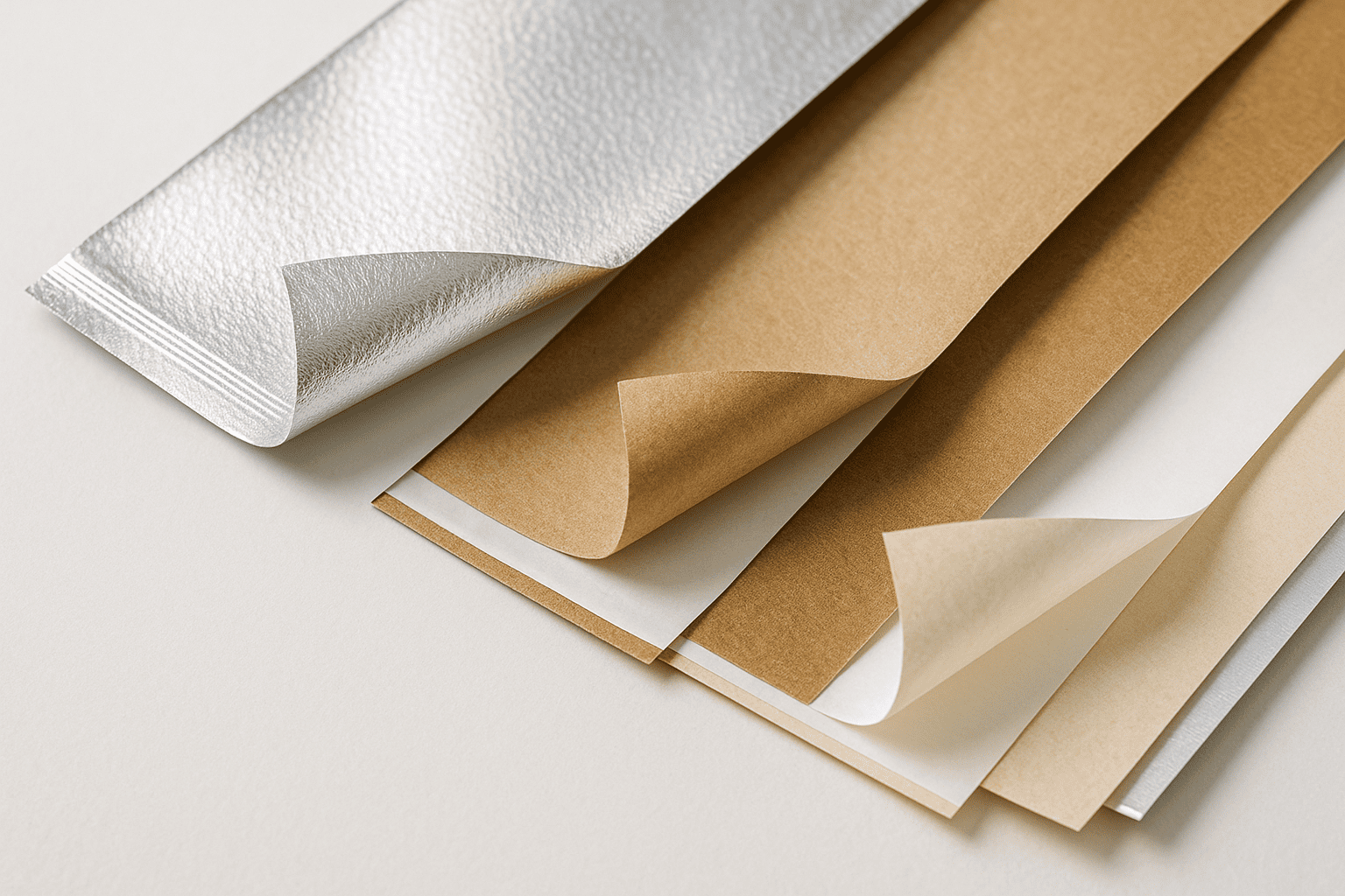 Coffee bag material options comparison Different coffee bag materials and structures