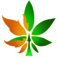 burning tree cannabis flower Logo